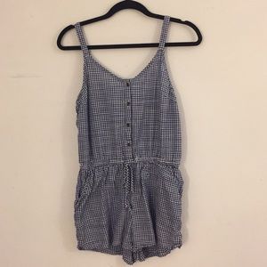 *BOGO 50%*Old Navy blue&white gingham rompers